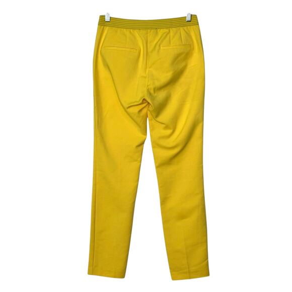 ZARA BASIC yellow straight legs pants size M - Picture 2 of 12